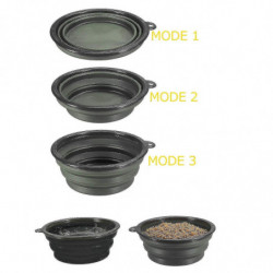 2 Pcs Collapsible Dog Bowls, Foldable Pet Cup Cat Food Water Feeding