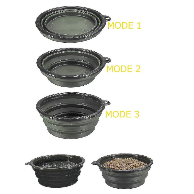 2 Pcs Collapsible Dog Bowls, Foldable Pet Cup Cat Food Water Feeding