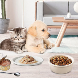 Pet Transparent Scale Food Measuring Spoon With Clip Pet Supplies (navy Blue)