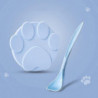 Portable Silicone Dog Cat Canned Lid 2-in-1food Sealer Spoon Pet Food Cover Bowl