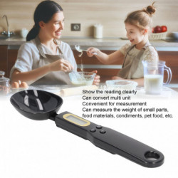 Food Scale Spoon Digital Black Ingredient Weighing Spoon Scale with Electronic Screen for Kitchen