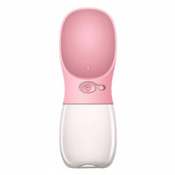 Portable Pet Cups Drinking Dog Cat Safe Feeding For Cat Dogs 350ml Pink