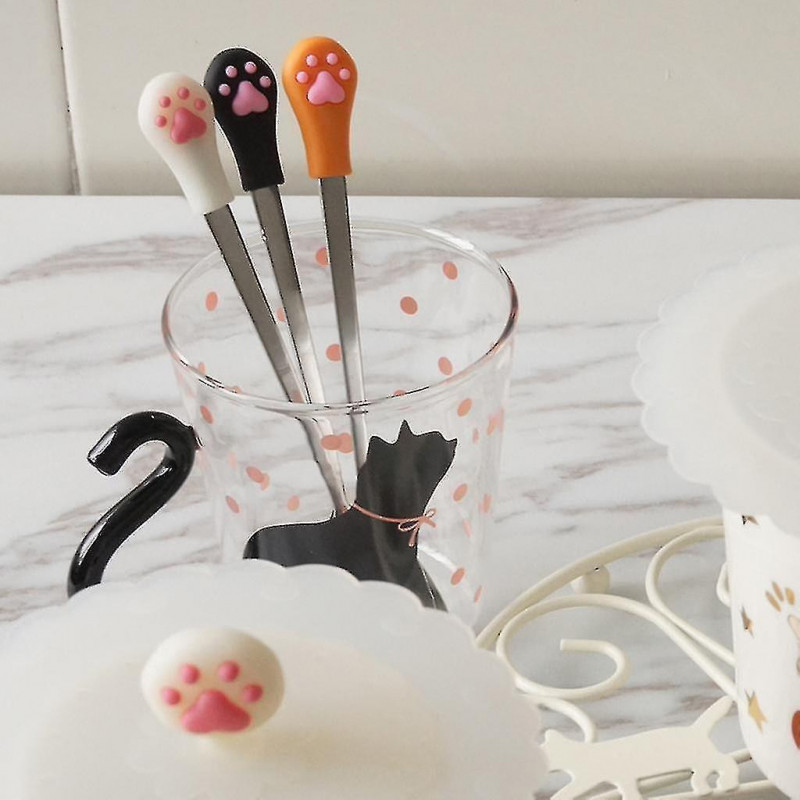 Dog Cat Spoon Less Steel Pet Food Spoon Dog Can Spoon 5.91inch-size2