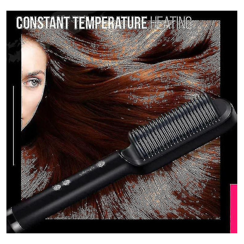 Un lisseur H 2-en-1 Er avec écran LCD pour H1pcs sec / humide-