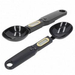 Food Scale Spoon Digital Black Ingredient Weighing Spoon Scale with Electronic Screen for Kitchen