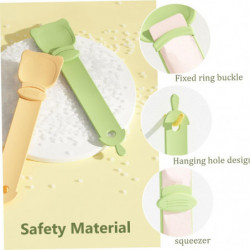 Cuillère de nourriture pour chat, cuillère à friandises pour chats, 3pcs Cuillère distributrice de friandises [...]