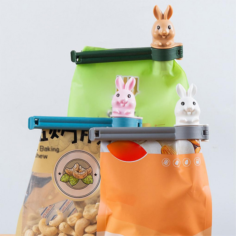 Cartoon Animal Food Storage Bag Sealing Clip PP Plastic Adorable Moisture-proof Sealer Chocolate Cereal Clamp [...]
