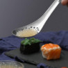 Convenient Colander Soft Hold Stainless Steel Multifunctional Portable Caviar Scoop Spoon For Kitchen