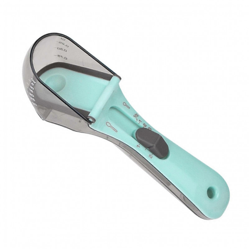 Pet Food Measuring Scoop with Scale Precise Control Adjustable Pet Food Measuring Cup Pet Food Scoop for Dogs Cats