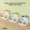 1 Set Pet Food Feeder Large Capacity Food Grade Visible Design No Battery Required Feeding Pet Autom