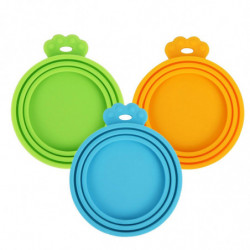 3Pcs/Set Pet Can Cover Fresh-Keeping Good Sealing Silicone Cat Dog Canned Food Storage Universal Lid 3Pcs/Set Pet Can Cover Fresh-Keeping Good Sealing Silicone Cat Dog Canned Food Storage Universal Lid