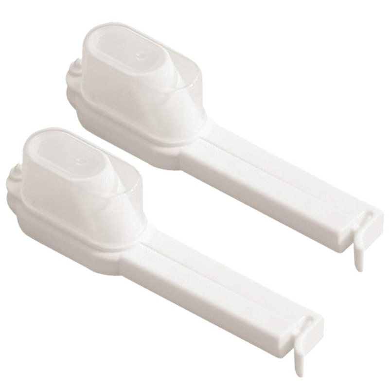 2Pcs Sealing Clip with Lid Long Damp-proof Food Preservation Snack Bread Storage Bag Sealing Clamp S