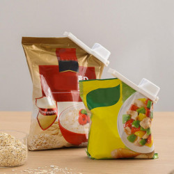2Pcs Sealing Clip with Lid Long Damp-proof Food Preservation Snack Bread Storage Bag Sealing Clamp S 2Pcs Sealing Clip with Lid Long Damp-proof Food Preservation Snack Bread Storage Bag Sealing Clamp S