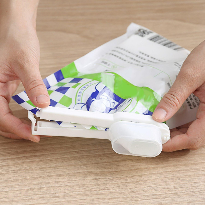 2Pcs Sealing Clip with Lid Long Damp-proof Food Preservation Snack Bread Storage Bag Sealing Clamp S