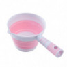 Folding Water Scoop Hanging Hole Foldable Fetch Water No Deformation Fruit Vegetable Washing Scoop