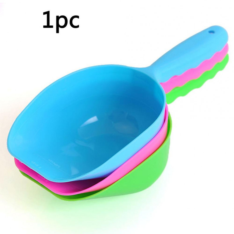 Tool Puppy Cat Large Capacity Feeding Pet Food Shovel Useful Rabbit Random Color