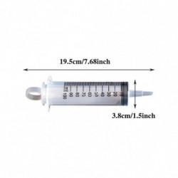 100ml Reusable Injector Portable Measuring Industrial Pet Feeder Rabbit Cat Dog 100ml Reusable Injector Portable Measuring Industrial Pet Feeder Rabbit Cat Dog