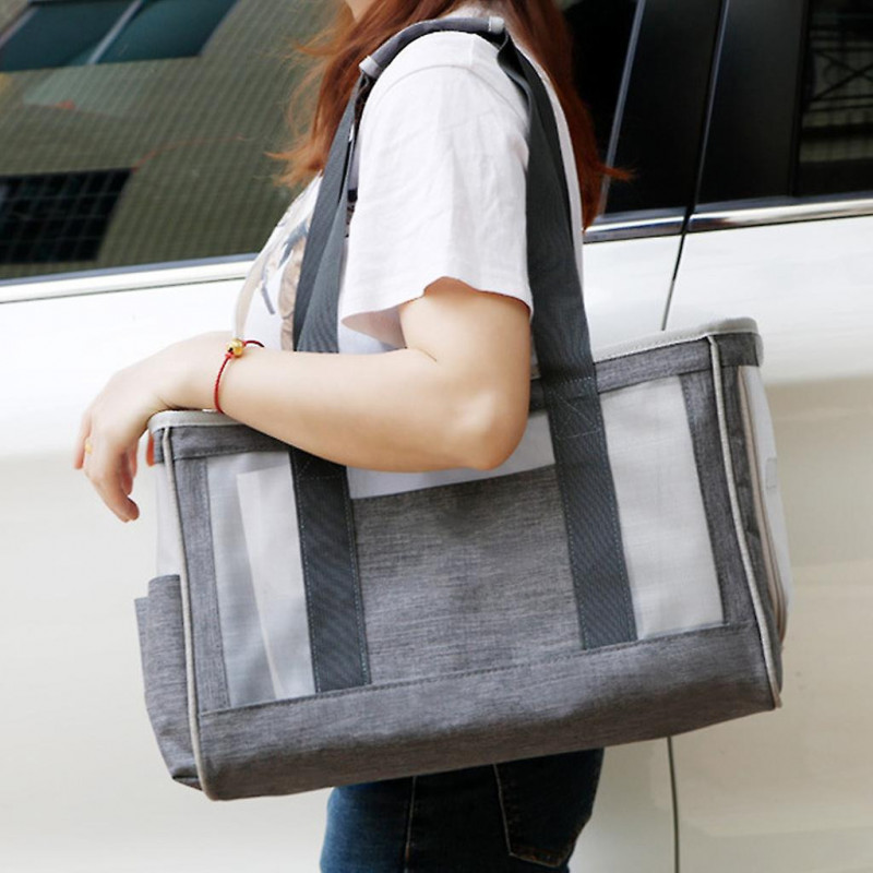 Four Sides Dog Handbag Durable Travel Puppy Bag Pet Supplies