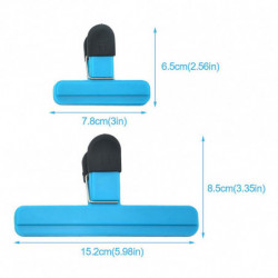 6pcs/set Storage Sealing Clip 2 Sizes PP Coffee Home Kitchen For Food Camping 6pcs/set Storage Sealing Clip 2 Sizes PP Coffee Home Kitchen For Food Camping