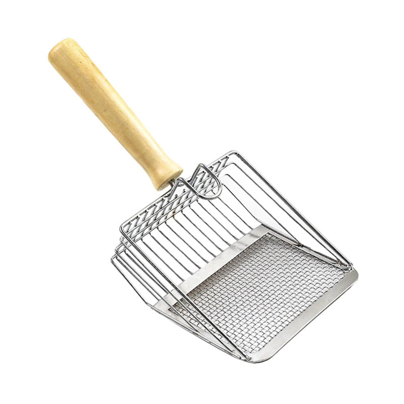 Metal Litter Scoop Metal Scooper Tool Durable Portable Cat Sand Spade Sifter For Rabbits Kittens Pets Supplies