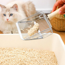 Metal Litter Scoop Metal Scooper Tool Durable Portable Cat Sand Spade Sifter For Rabbits Kittens Pets Supplies Metal Litter Scoop Metal Scooper Tool Durable Portable Cat Sand Spade Sifter For Rabbits Kittens Pets Supplies
