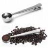 Durable Stainless Steel Kitchen Coffee Measuring Spoon Bag Sealing Clip Spoon