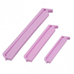 12x Kitchen Plastic Food Seal Sealing Bag Clips Sealer S,m,l