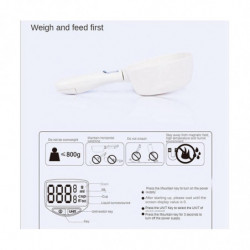 Pet Food Scale Electronic Measuring Tool Dog Feeding Bowl Measuring Spoon Kitchen Scale Digital Dis