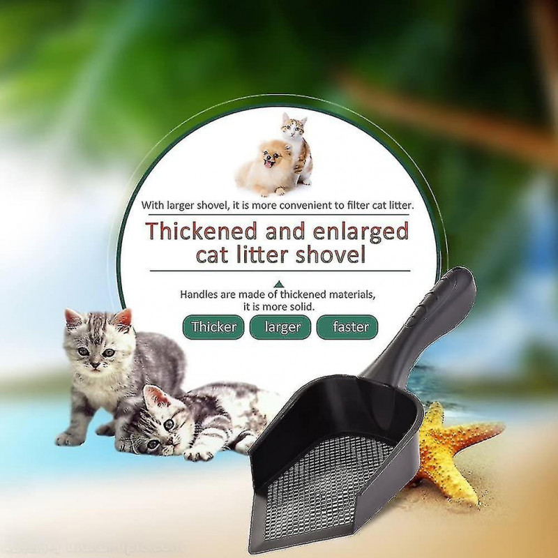 Cat Kitty Litter Scoop Small Holes Fine Litter Scooper Shovel For Cat Dog Rabbits Hamster Snake Sifter Scoop High [...]