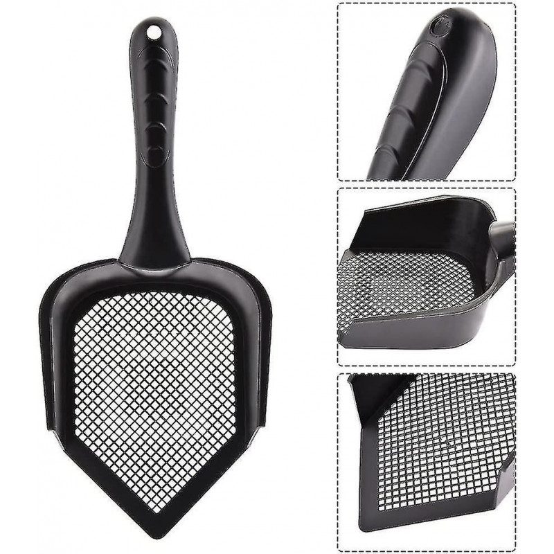 Cat Kitty Litter Scoop Small Holes Fine Litter Scooper Shovel For Cat Dog Rabbits Hamster Snake Sifter Scoop High [...]