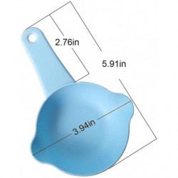 3pcs 1/2 Cup Pet Food Scoop, Measuring Food Spoon Scooper For Dog Cat Birds, Long Comfortable Handle 3pcs 1/2 Cup Pet Food Scoop, Measuring Food Spoon Scooper For Dog Cat Birds, Long Comfortable Handle