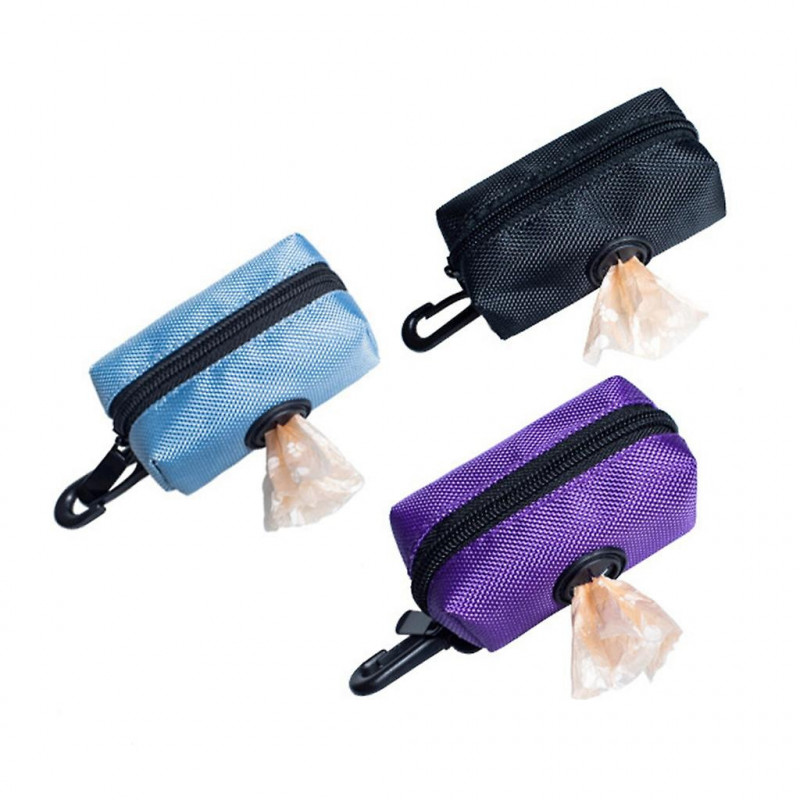 Pet Waste Bags Holder Pouch Portable Pets Dog Poop Biodegradable Bag Dispenser