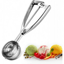 Ice Cream Scoops With Easy Trigger - Large Sized (6.3cm) 304 Stainless Steel Cookie Scoop Ice Cream Scoops With Easy Trigger - Large Sized (6.3cm) 304 Stainless Steel Cookie Scoop