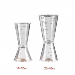 10 / 20ml ou 20 / 40ml Shaker Cocktail Shaker Tasse à mesurer Cuisine Bar Tool Scale Cup Boisson Alcool Tasse à [...]