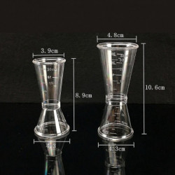 10 / 20ml ou 20 / 40ml Shaker Cocktail Shaker Tasse à mesurer Cuisine Bar Tool Scale Cup Boisson Alcool Tasse à [...]