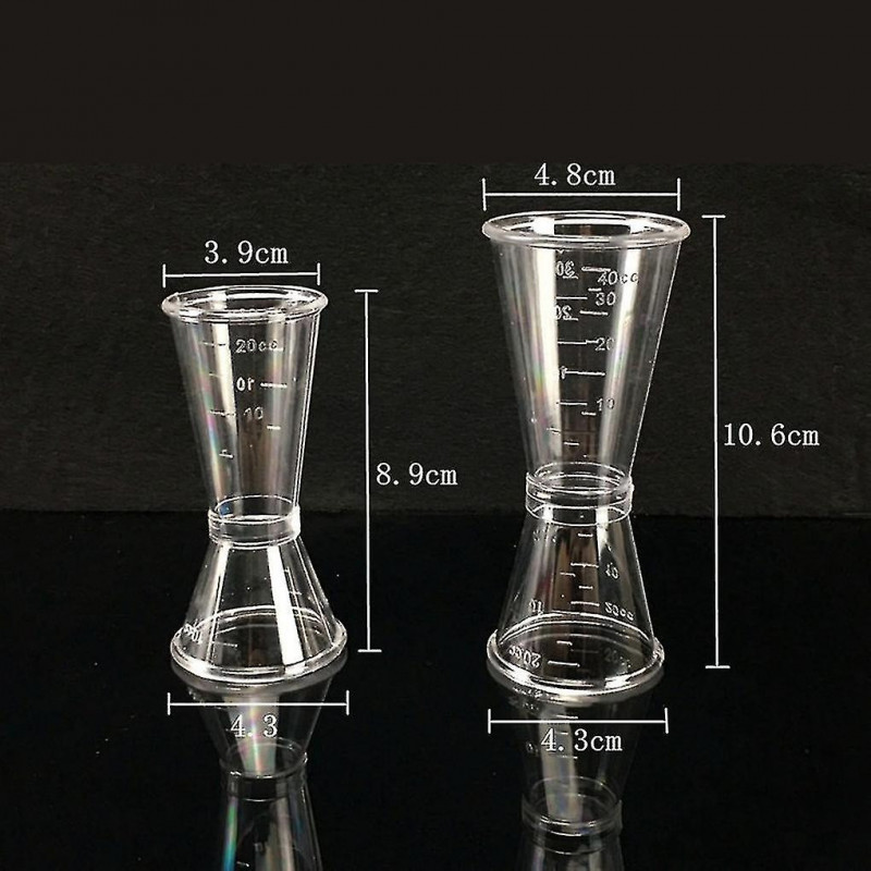 10 / 20ml ou 20 / 40ml Shaker Cocktail Shaker Tasse à mesurer Cuisine Bar Tool Scale Cup Boisson Alcool Tasse à [...]