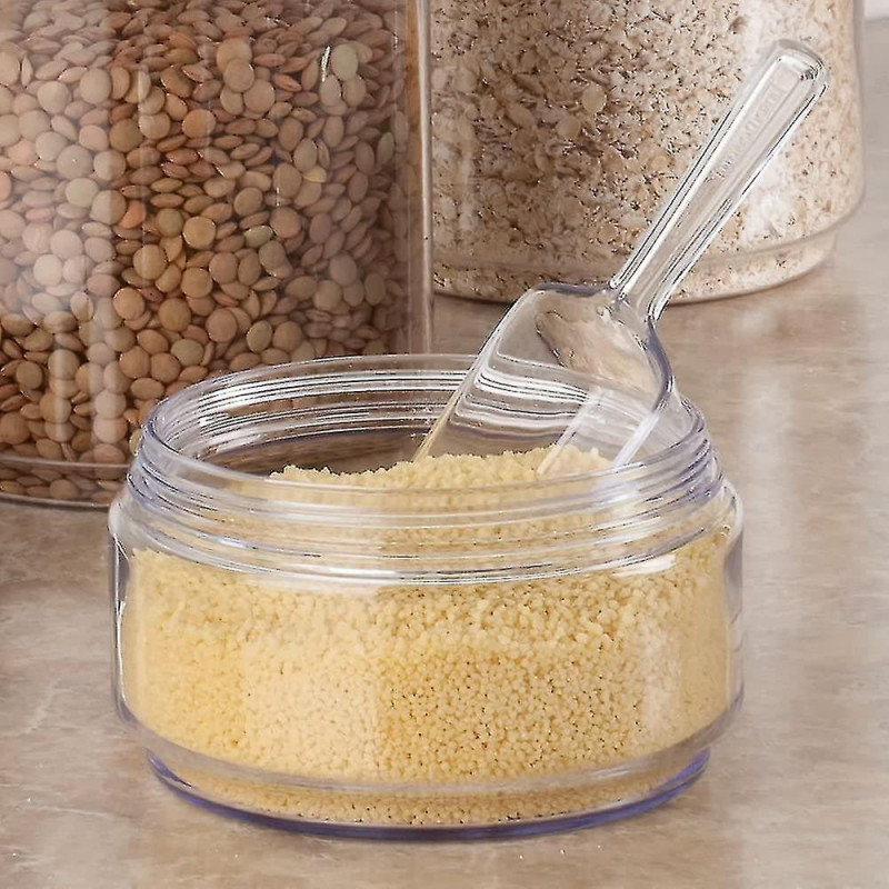 Measuring Scoop Set Of 4, Large Measuring Spoons Made Of Durable Plastic, Scoops For Sweets, Pantry And Utility Room