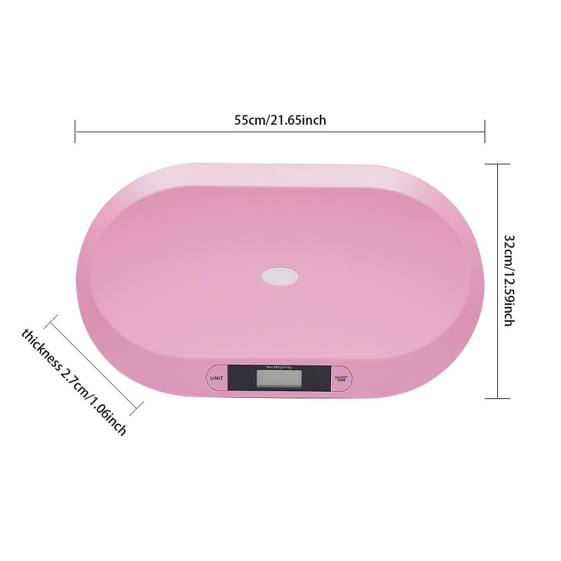 44.1 Pounds Pink Electronic Scale for Pet