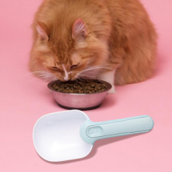 Portable Pet Dog Cat Food Spoon Shovel Garden Compost Animal Feeding Pink Blue Portable Pet Dog Cat Food Spoon Shovel Garden Compost Animal Feeding Pink Blue