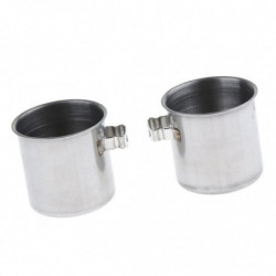 2x Bird Food Feeding Cup Water Bowl For Parrot Parakeet Birdcage Accessories S 2x Bird Food Feeding Cup Water Bowl For Parrot Parakeet Birdcage Accessories S
