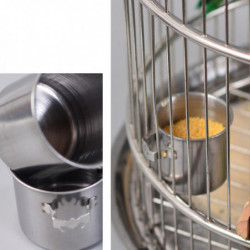 2x Bird Food Feeding Cup Water Bowl For Parrot Parakeet Birdcage Accessories S 2x Bird Food Feeding Cup Water Bowl For Parrot Parakeet Birdcage Accessories S