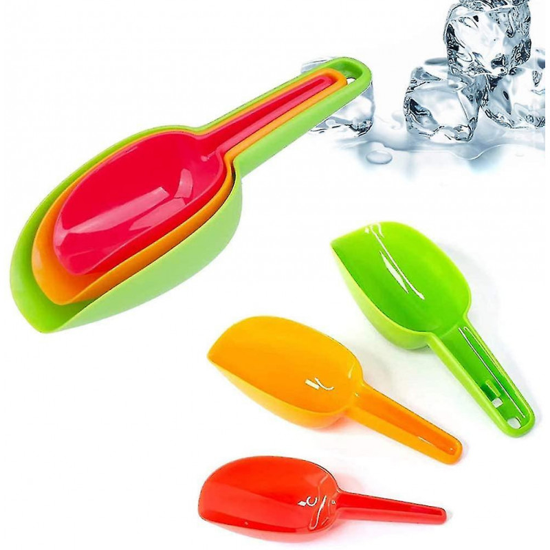 Kuuguu 6 Pcs Ice Scoop,pet Feeding Shovel Cat Food Scoop,dog Spoon,mul