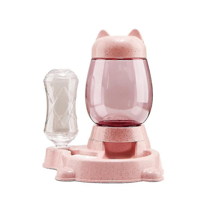 Pet Dog Automatic Feeder Dog Waterer Home Cat Food Bowl And Water