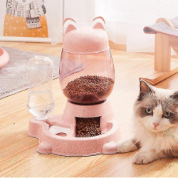 Pet Dog Automatic Feeder Dog Waterer Home Cat Food Bowl And Water Pet Dog Automatic Feeder Dog Waterer Home Cat Food Bowl And Water