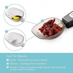 Cuillère Balance Mesure Numérique Lcd Portable Balance de Cuisine Électronique Précise 300g / 0.1g Cuillère Balance Mesure Numérique Lcd Portable Balance de Cuisine Électronique Précise 300g / 0.1g