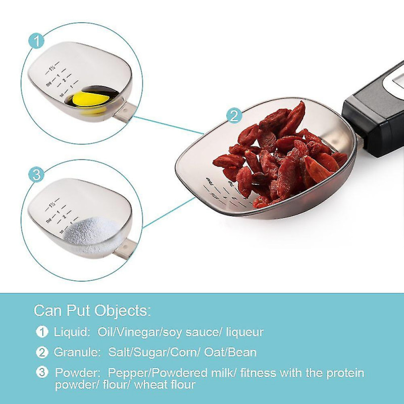 Cuillère Balance Mesure Numérique Lcd Portable Balance de Cuisine Électronique Précise 300g / 0.1g