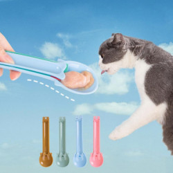 Pet Can Spoon Wet-food Scoop Feeders For Cat Strip Convenient Feeding For Pets Pet Can Spoon Wet-food Scoop Feeders For Cat Strip Convenient Feeding For Pets