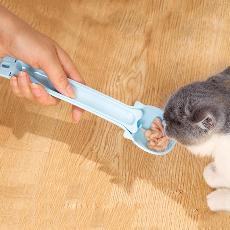 Pet Can Spoon Wet-food Scoop Feeders For Cat Strip Convenient Feeding For Pets