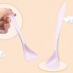 Plastic Durable Reusable Pet Long Handle Spoon Dog For Cat Canned Food Feeding Scoop Plastic Durable Reusable Pet Long Handle Spoon Dog For Cat Canned Food Feeding Scoop