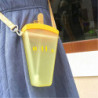 Kitchen Goodies Cute Popsicle Water Cup Fruit Water Cup Portable Plastic Water Cup With Lanyard